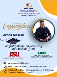 Auintika patil Student of Trranscend IFS