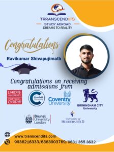 Ravikumar Student of Trranscend IFS